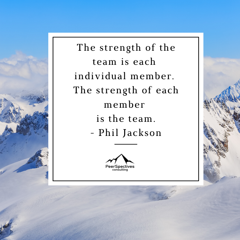 The strength of the team is each individual member